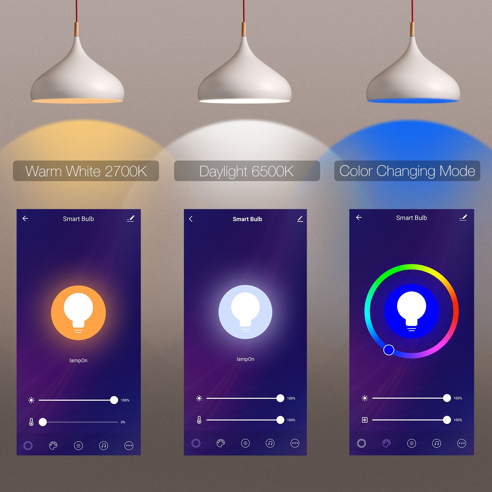 Smart MR16 LED Bulb 5W, GU5.3 Bi-Pin Base, WiFi